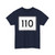 MA Route 110 (Massachusetts) (Road Sign) T-Shirt