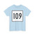 MA Route 109 square (Massachusetts) (Road Sign) T-Shirt