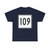 MA Route 109 square (Massachusetts) (Road Sign) T-Shirt