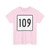 MA Route 109 square (Massachusetts) (Road Sign) T-Shirt