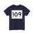 MA Route 109 (Massachusetts) (Road Sign) T-Shirt