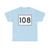 MA Route 108 (Massachusetts) (Road Sign) T-Shirt