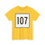 MA Route 107 square (Massachusetts) (Road Sign) T-Shirt
