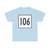 MA Route 106 square (Massachusetts) (Road Sign) T-Shirt