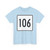 MA Route 106 square (Massachusetts) (Road Sign) T-Shirt