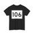 MA Route 106 (Massachusetts) (Road Sign) T-Shirt