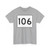 MA Route 106 (Massachusetts) (Road Sign) T-Shirt