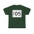 MA Route 105 (Massachusetts) (Road Sign) T-Shirt
