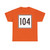 MA Route 104 square (Massachusetts) (Road Sign) T-Shirt