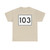 MA Route 103 (Massachusetts) (Road Sign) T-Shirt