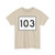 MA Route 103 (Massachusetts) (Road Sign) T-Shirt