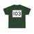 MA Route 103 (Massachusetts) (Road Sign) T-Shirt