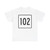 MA Route 102 square (Massachusetts) (Road Sign) T-Shirt