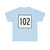 MA Route 102 square (Massachusetts) (Road Sign) T-Shirt