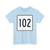 MA Route 102 square (Massachusetts) (Road Sign) T-Shirt