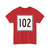 MA Route 102 square (Massachusetts) (Road Sign) T-Shirt