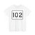 MA Route 102 (Massachusetts) (Road Sign) T-Shirt