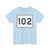 MA Route 102 (Massachusetts) (Road Sign) T-Shirt