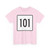 MA Route 101 square (Massachusetts) (Road Sign) T-Shirt