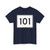 MA Route 101 (Massachusetts) (Road Sign) T-Shirt