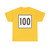 MA Route 100 square (Massachusetts) (Road Sign) T-Shirt