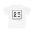 MA Route 25 (Massachusetts) (Road Sign) T-Shirt