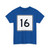 MA Route 16 (Massachusetts) (Road Sign) T-Shirt