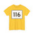 MA Route 116 (Massachusetts) (Road Sign) T-Shirt