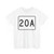 MA Route 20A (Massachusetts) (Road Sign) T-Shirt