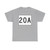 MA Route 20A (Massachusetts) (Road Sign) T-Shirt