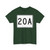 MA Route 20A (Massachusetts) (Road Sign) T-Shirt
