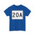 MA Route 20A (Massachusetts) (Road Sign) T-Shirt