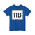 MA Route 11B (Massachusetts) (Road Sign) T-Shirt