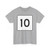 MA Route 10 (Massachusetts) (Road Sign) T-Shirt