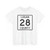 Logan County Route 28 OH (Ohio) (Road Sign) T-Shirt