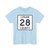 Logan County Route 28 OH (Ohio) (Road Sign) T-Shirt