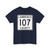 Lawrence County Route 107 OH (Ohio) (Road Sign) T-Shirt