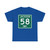 Jackson Township Route 58 Coshocton County Ohio (Ohio) (Road Sign) T-Shirt