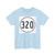 Iowa 320 1948 (Iowa) (Road Sign) T-Shirt