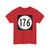 Iowa 176 (Iowa) (Road Sign) T-Shirt