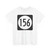 Iowa 156 (Iowa) (Road Sign) T-Shirt