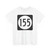 Iowa 155 (Iowa) (Road Sign) T-Shirt