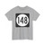 Iowa 148 (Iowa) (Road Sign) T-Shirt