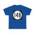 Iowa 148 (Iowa) (Road Sign) T-Shirt
