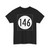 Iowa 146 (Iowa) (Road Sign) T-Shirt