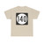 Iowa 140 (Iowa) (Road Sign) T-Shirt