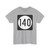 Iowa 140 (Iowa) (Road Sign) T-Shirt
