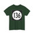 Iowa 136 (Iowa) (Road Sign) T-Shirt