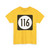 Iowa 116 (Iowa) (Road Sign) T-Shirt