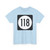 Iowa 118 (Iowa) (Road Sign) T-Shirt